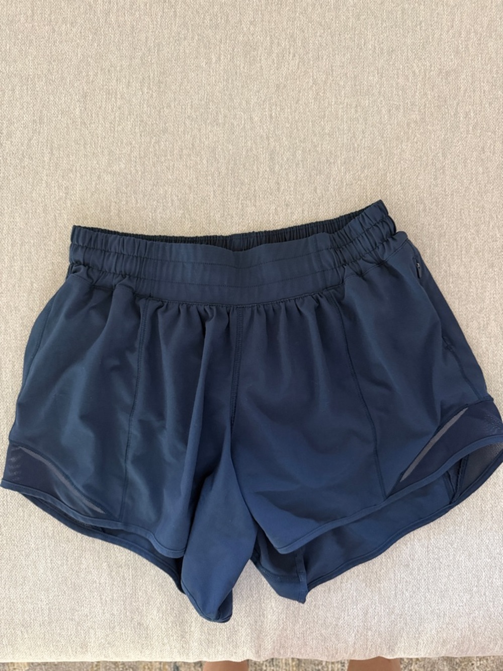 Lululemon 4 inch navy short